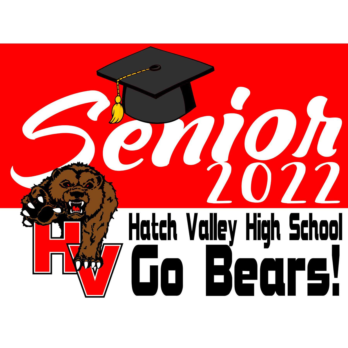 Hatch Valley High School Senior Yard Sign