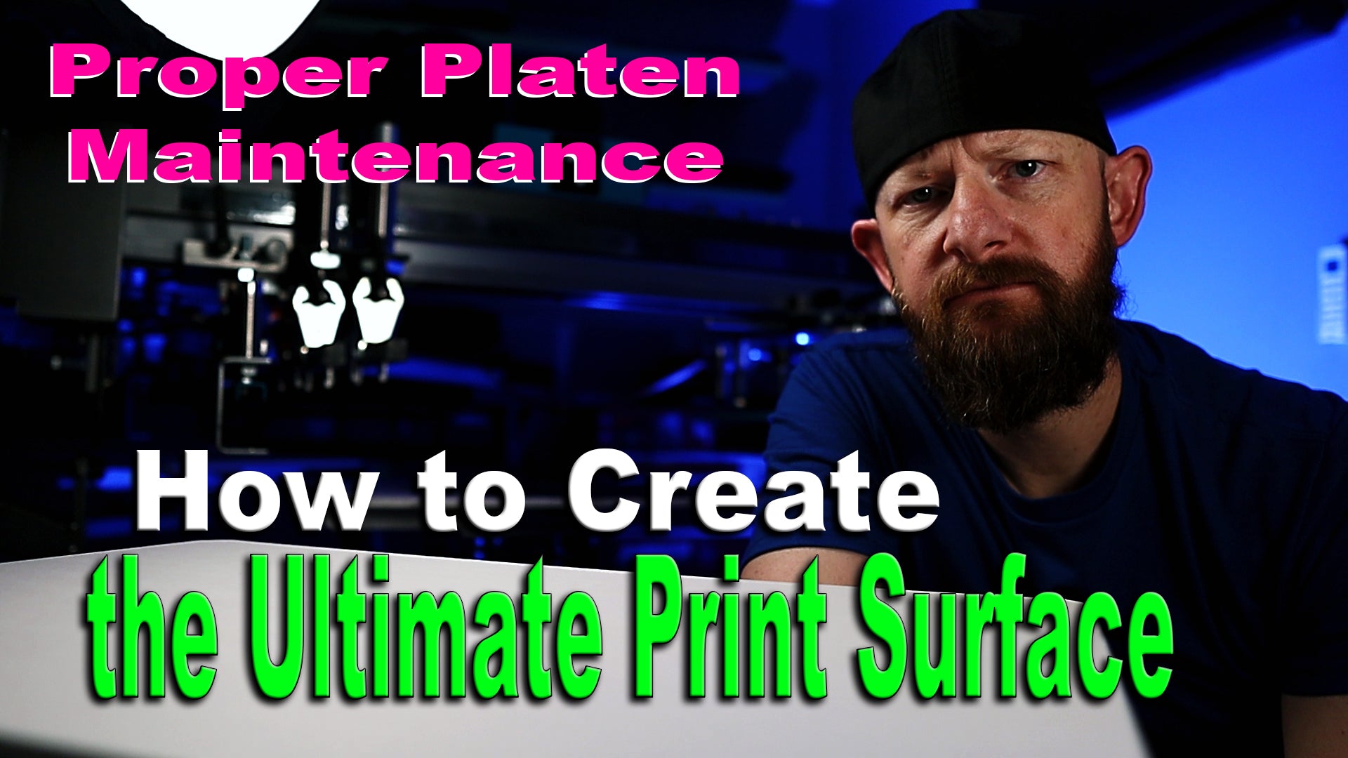 How to Create the Ultimate Print Surface for your Screenprinting