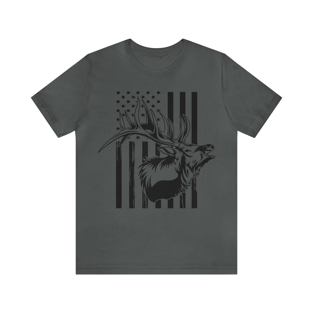 Elk Hunter Flag T-Shirt