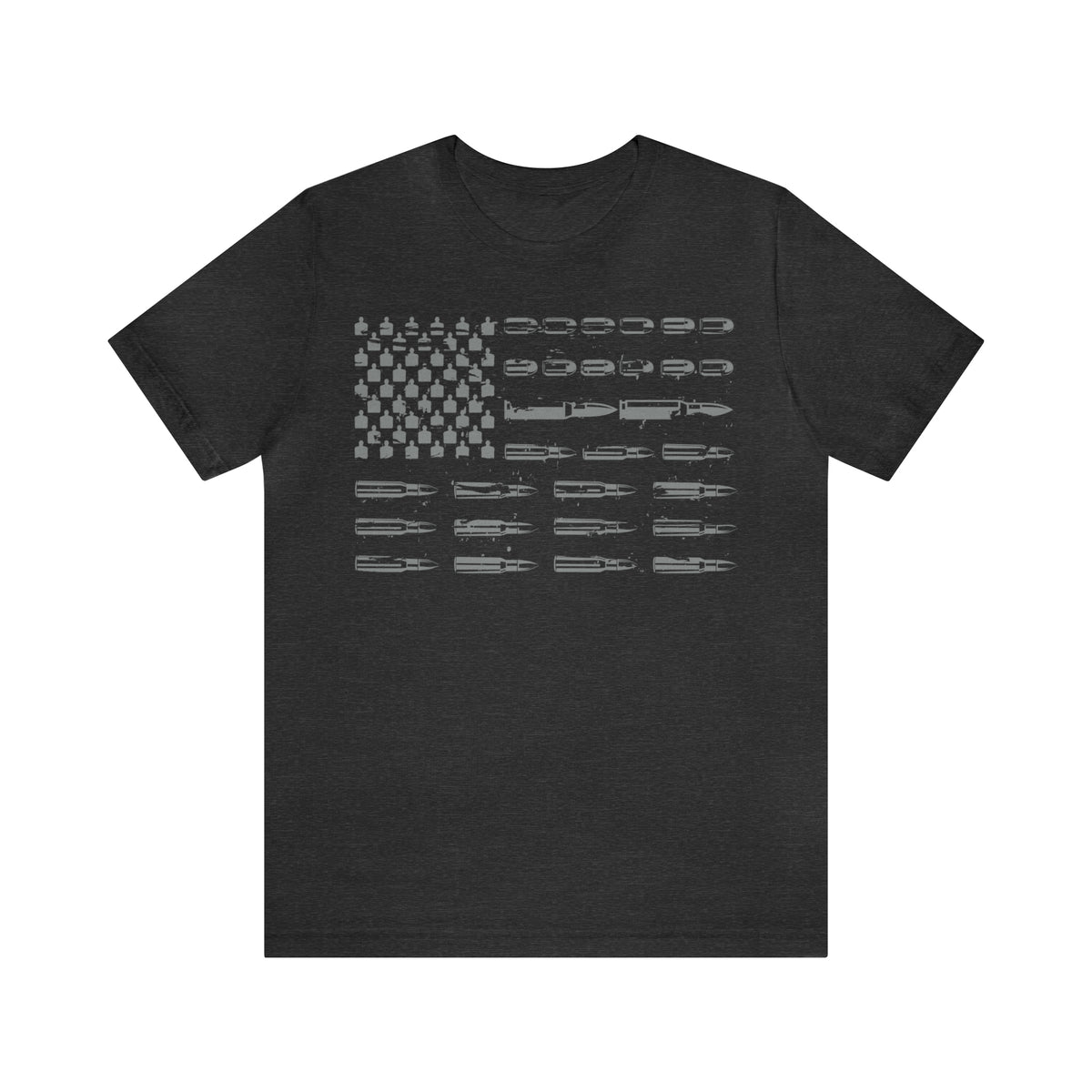 American Flag Bullets Graphic T-Shirt