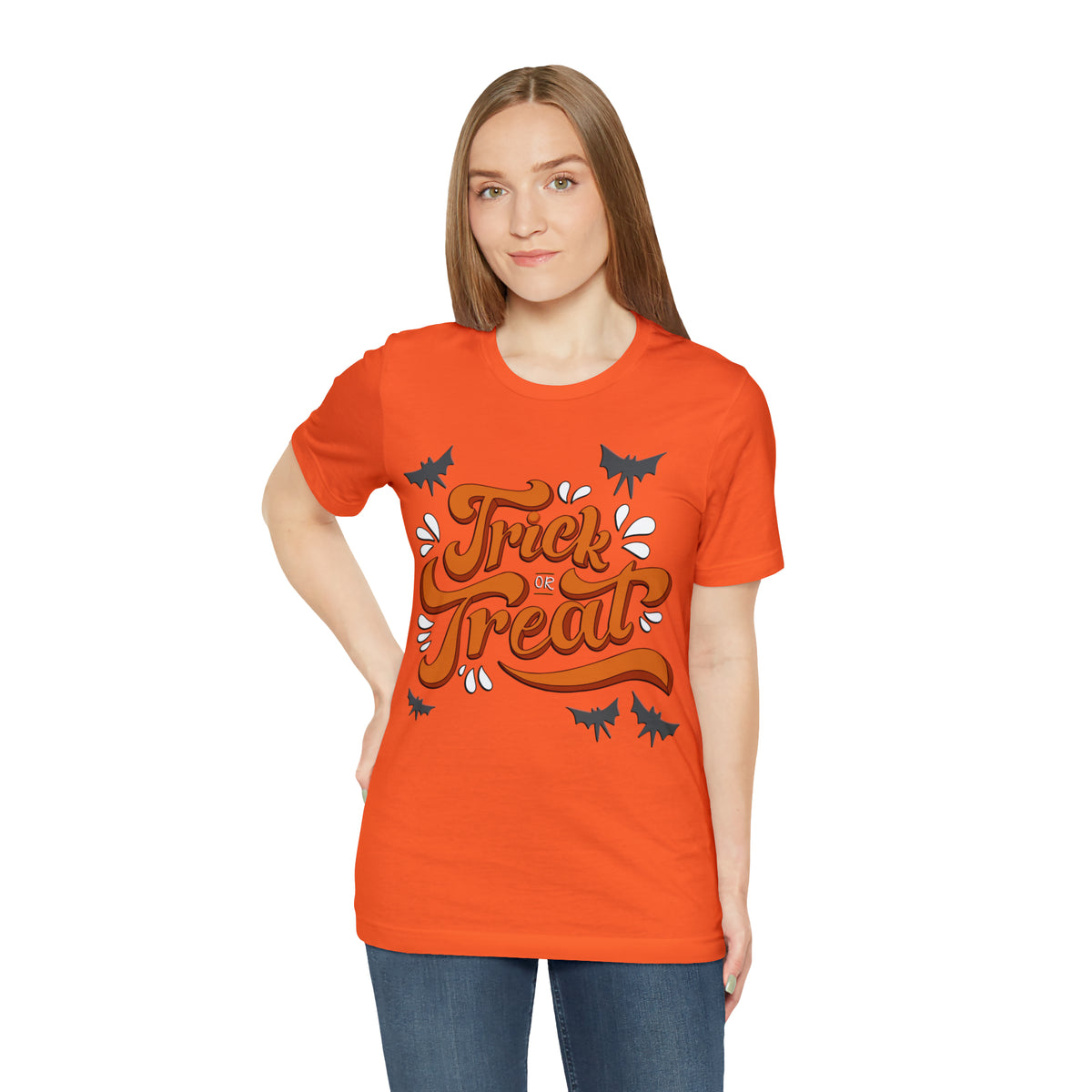 Spooktacular &#39;Trick or Treat&#39; Halloween Graphic T-Shirt