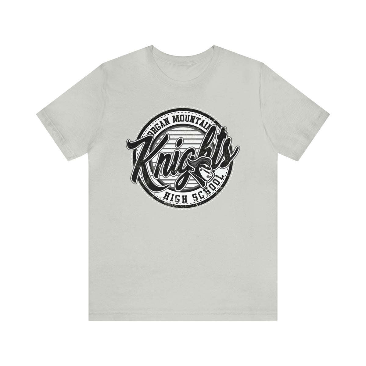 Organ Mountain High School Knights Distressed Logo T-Shirt