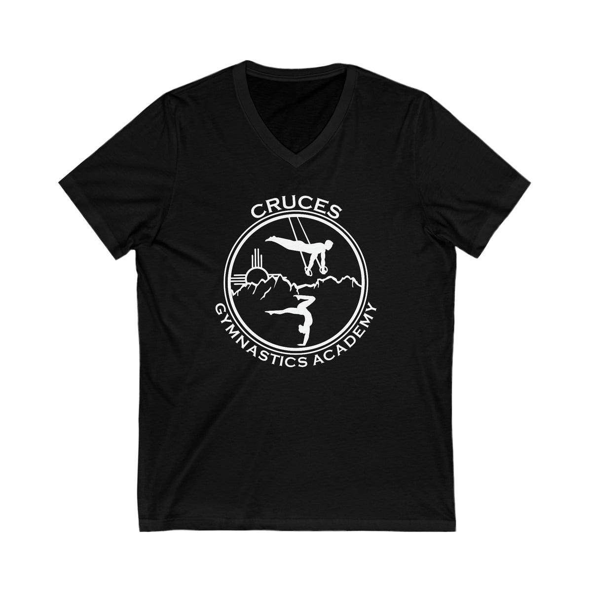 Cruces Gymnastics Unisex Fitted V-Neck T-Shirt