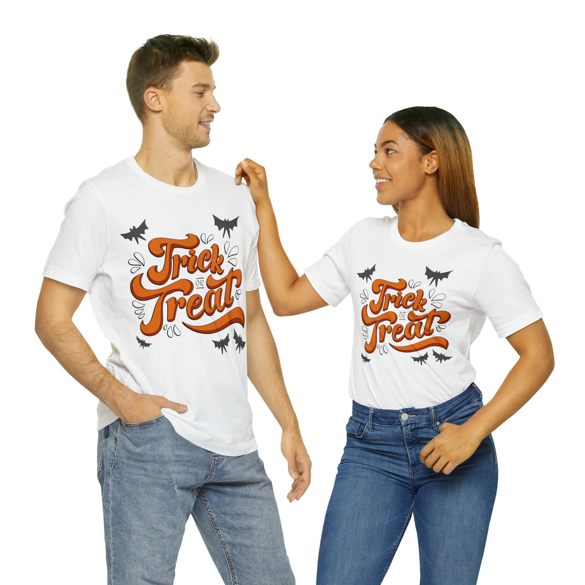 Spooktacular &#39;Trick or Treat&#39; Halloween Graphic T-Shirt