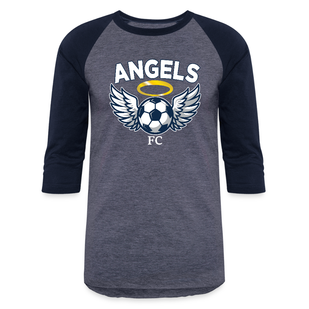Angels FC Raglan T-Shirt - heather blue/navy