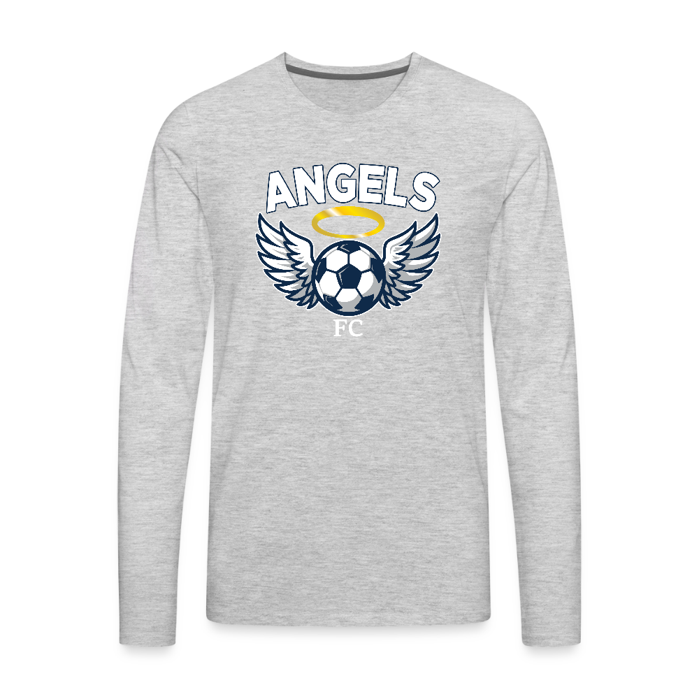 Angels FC Adult Premium Long Sleeve T-Shirt - heather gray