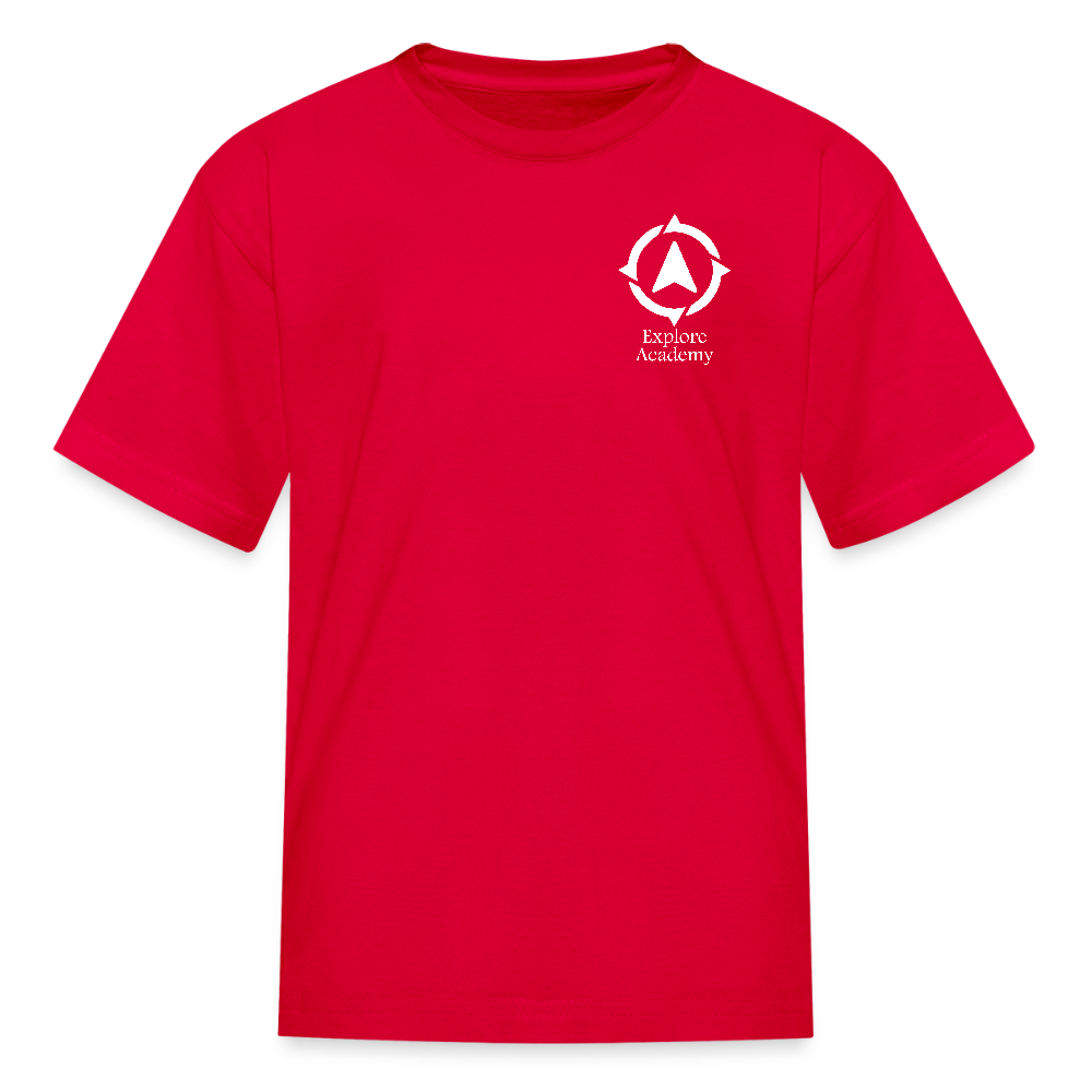 Explore Academy Kids T-Shirt - red
