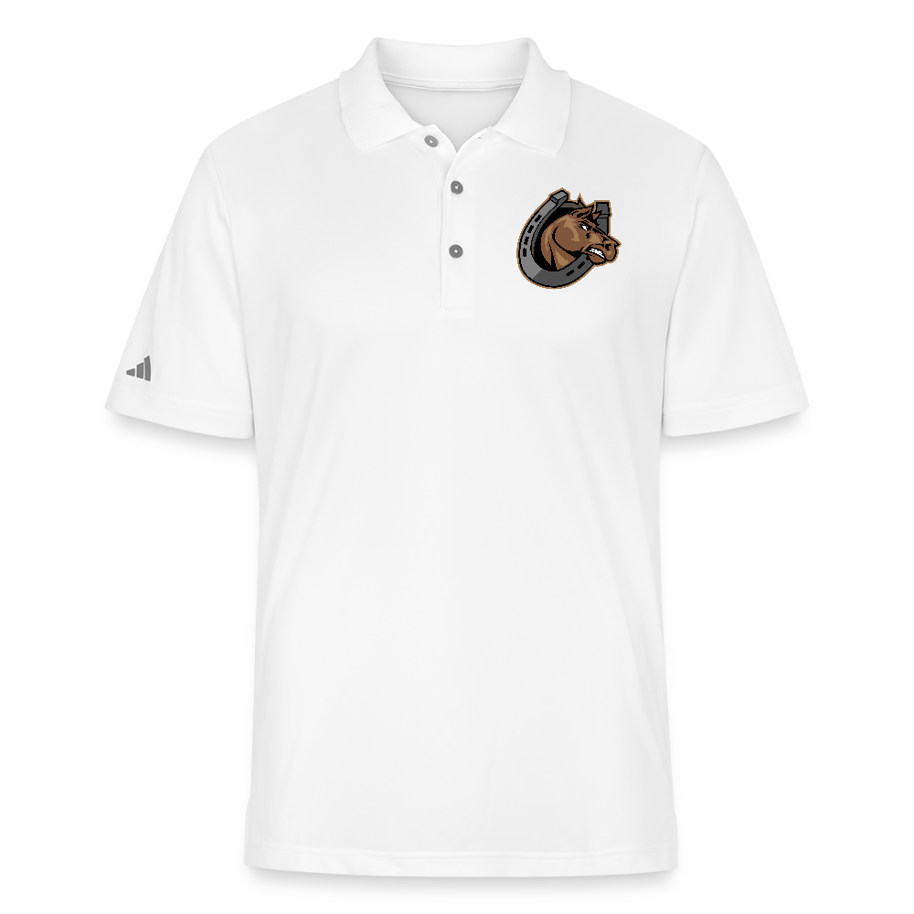 Nina Otero Adult Unisex Adidas Performance Polo Shirt - white