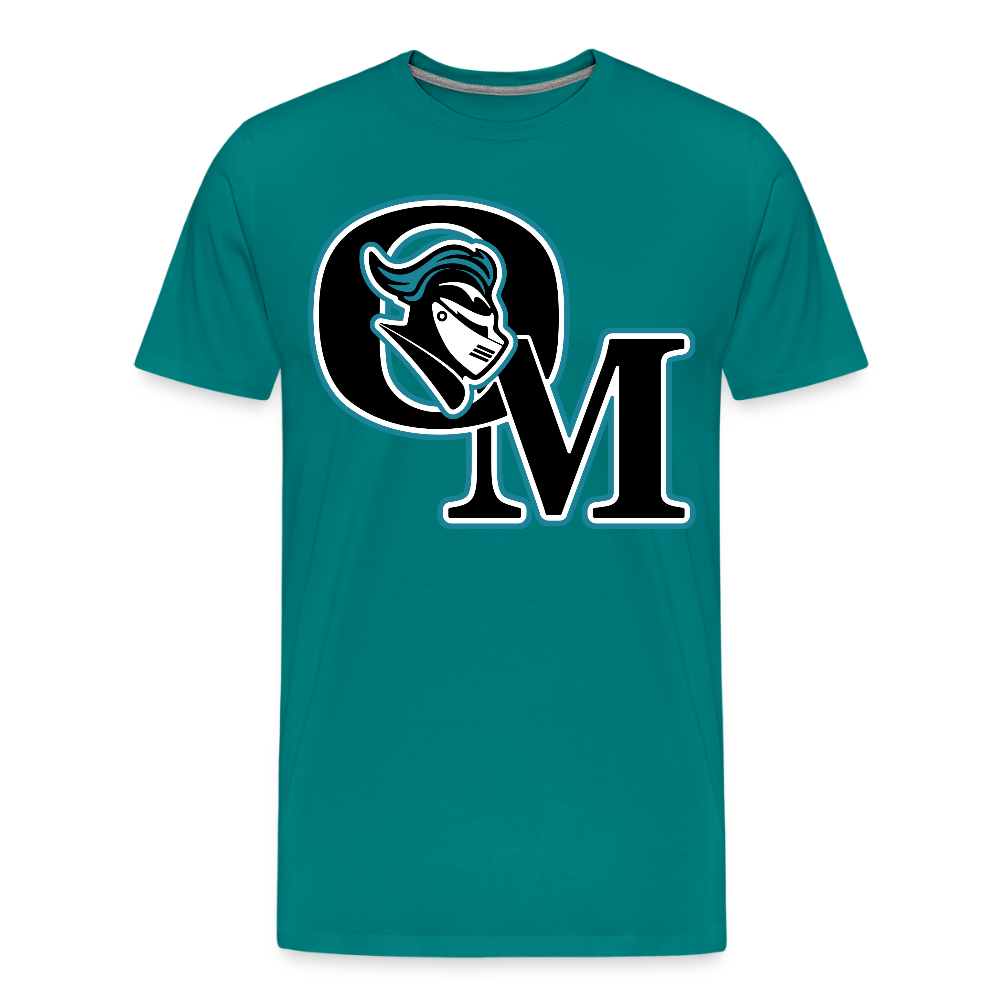 Organ Mountain High School Knights Logo T-Shirt - teal