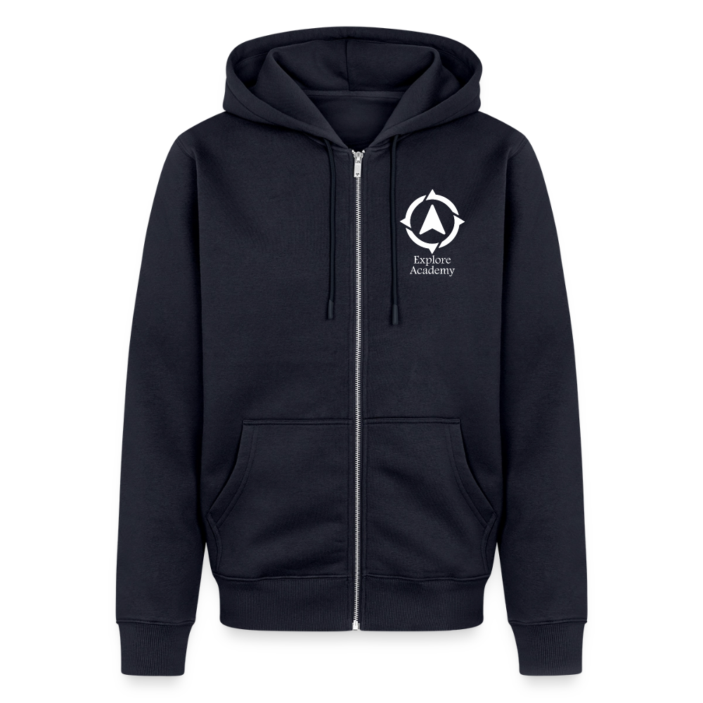 Explore Academy Adult Zipper Hoodie - navy