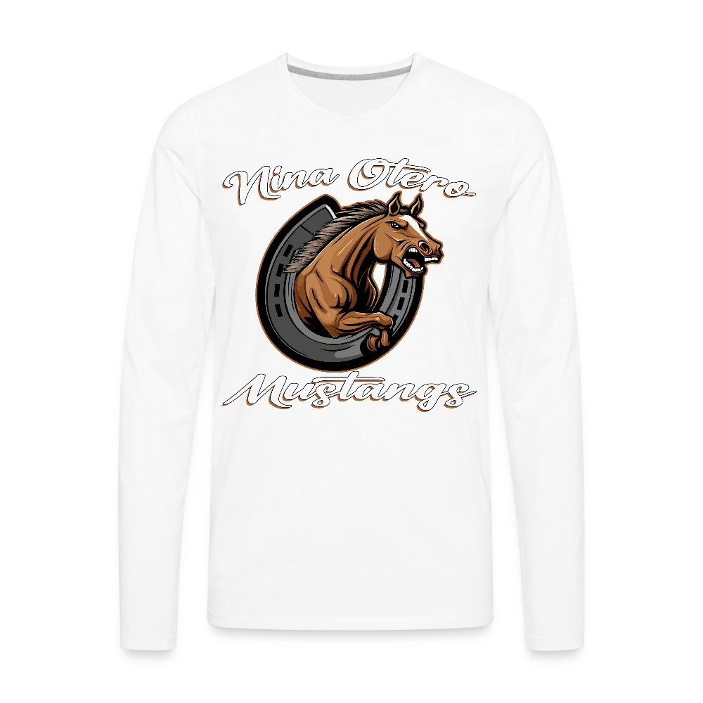 Nina Otero Adult Premium Long Sleeve T-Shirt - white