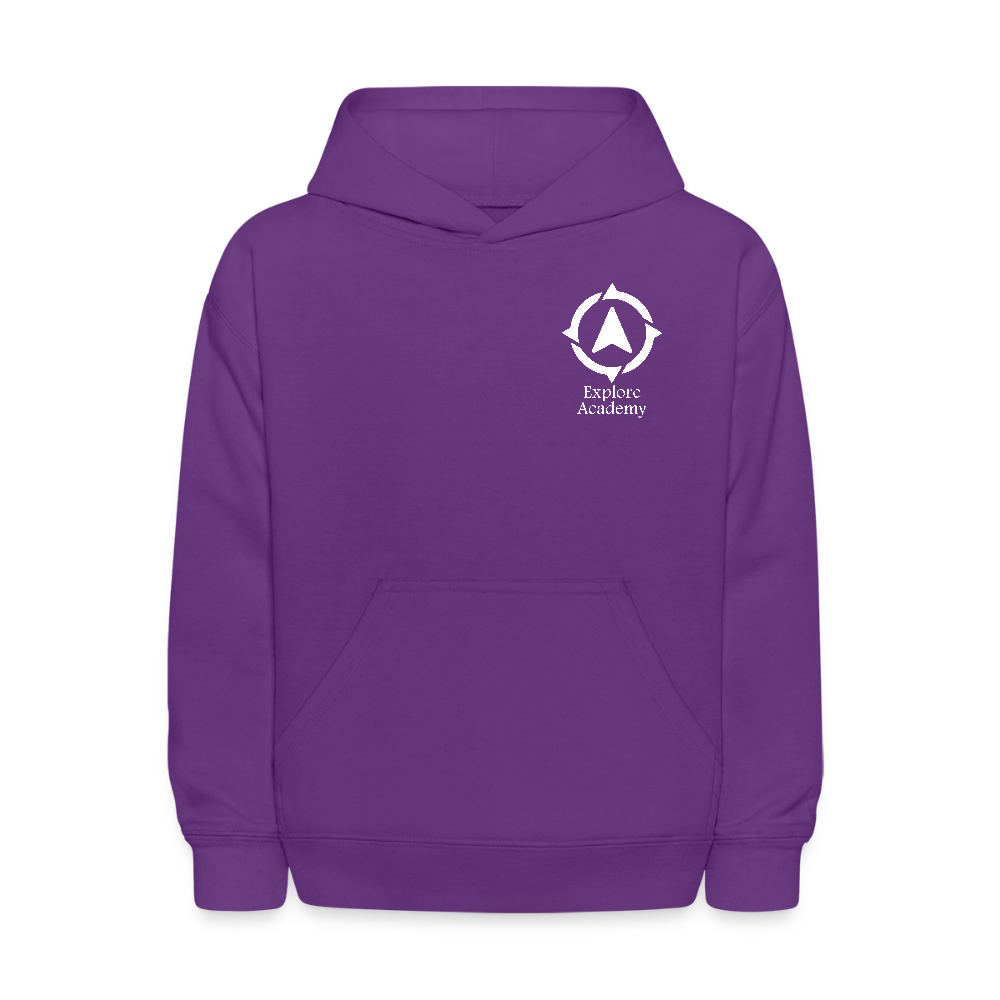 Explore Academy Kids' Hoodie - purple