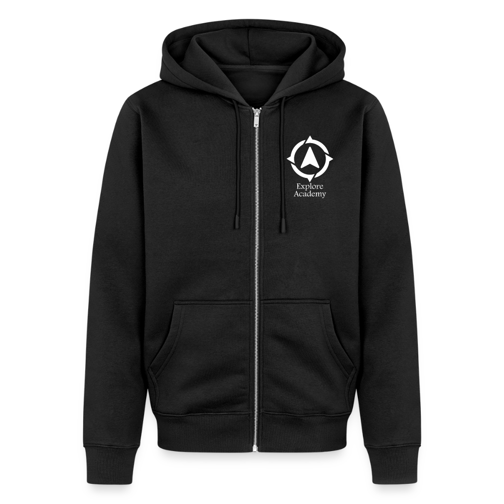 Explore Academy Adult Zipper Hoodie - black