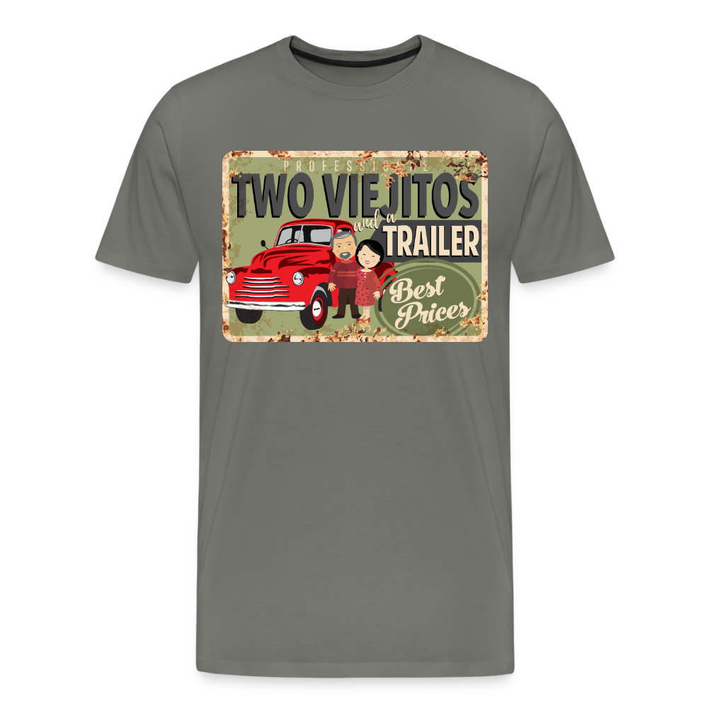 Two Viejitos - asphalt gray