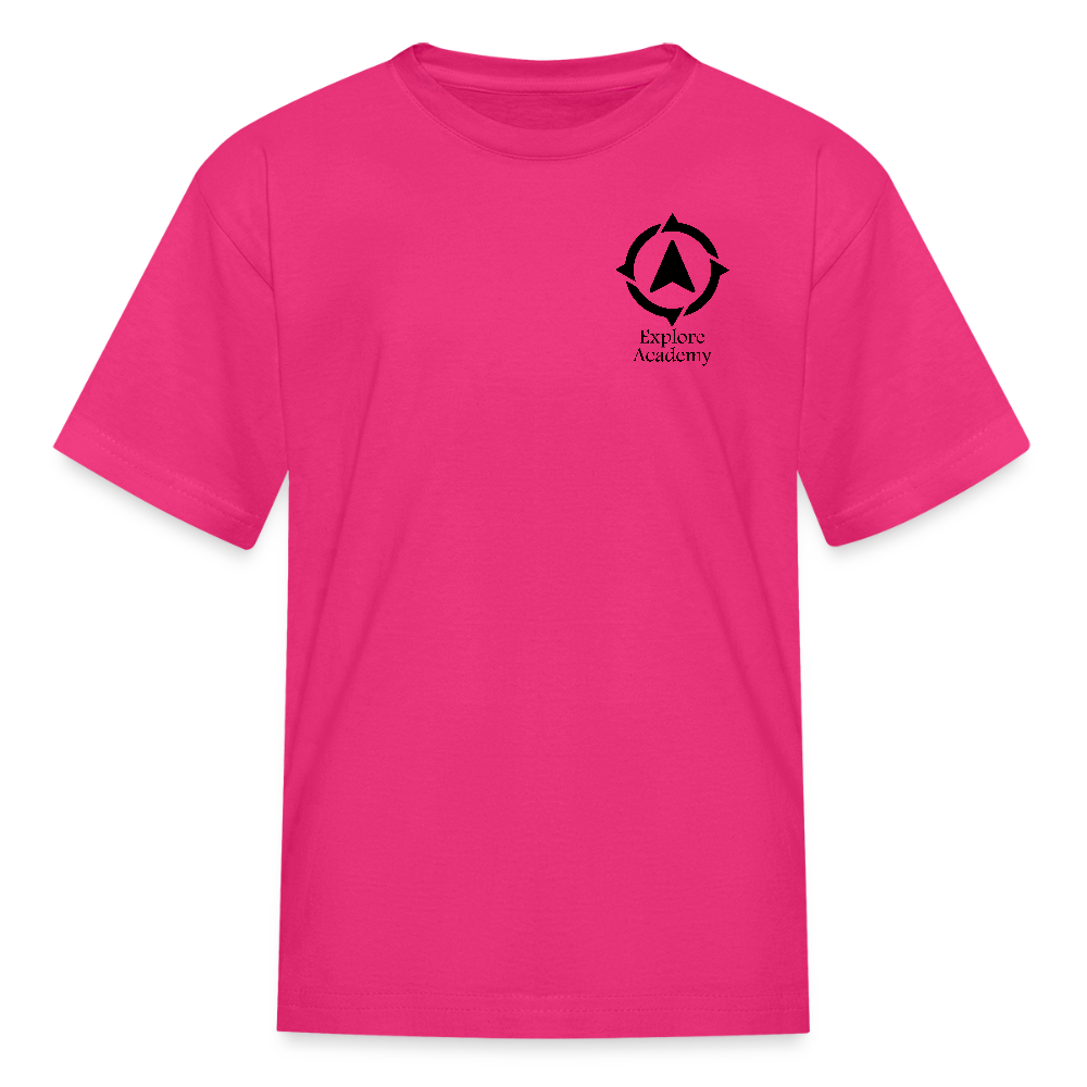 Explore Academy Kids T-Shirt - fuchsia