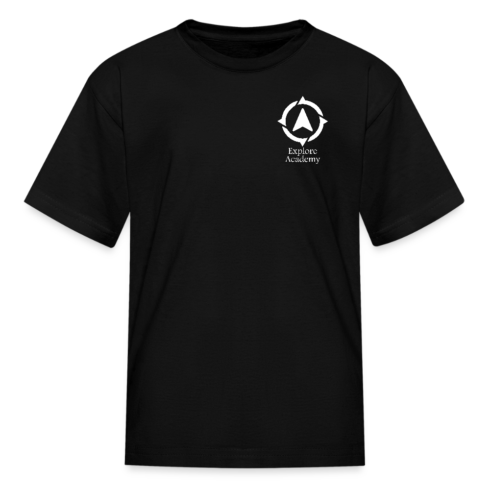 Explore Academy Kids T-Shirt - black