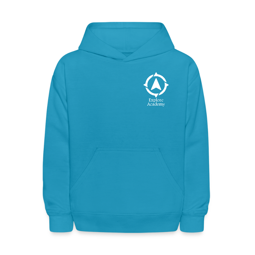 Explore Academy Kids' Hoodie - turquoise