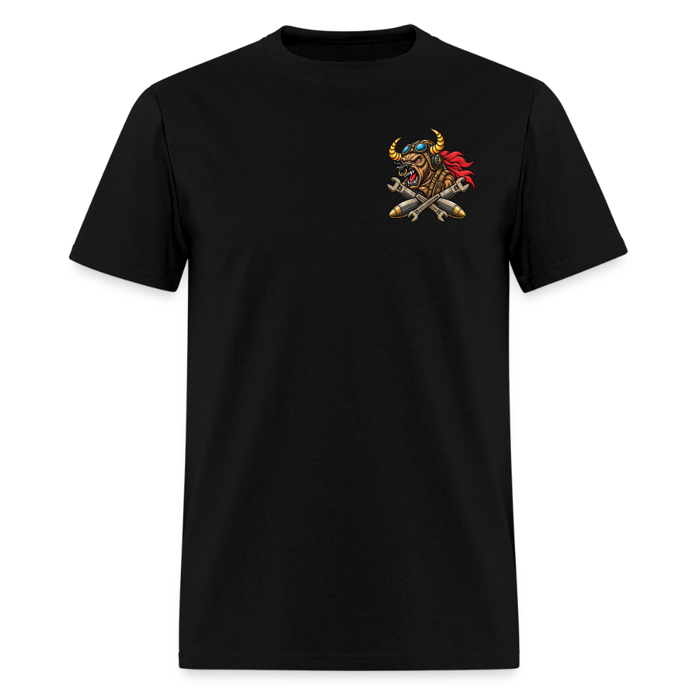 332 ECES Epic Fury Red Tail Logo T-Shirt - black