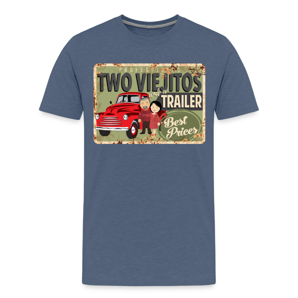 Two Viejitos - heather blue