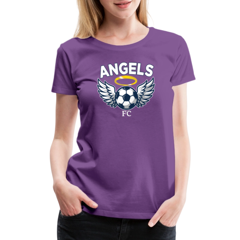 Angels FC Women’s Premium T-Shirt - purple