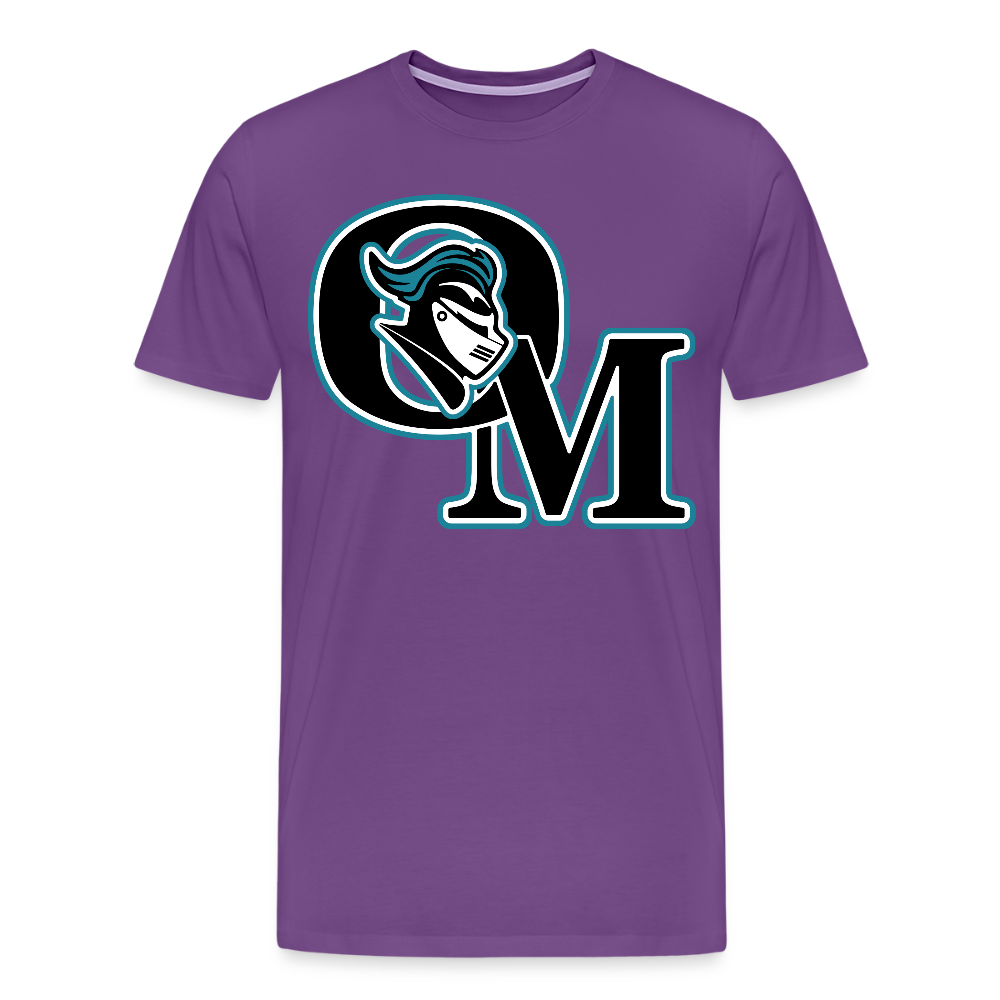 Organ Mountain High School Knights Logo T-Shirt - purple