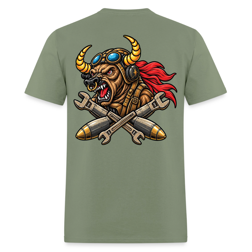 332 ECES Bull T-Shirt - military green