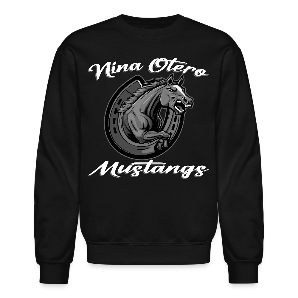 Nina Otero Mustangs Blackout Edition Adult Crewneck Sweatshirt - black