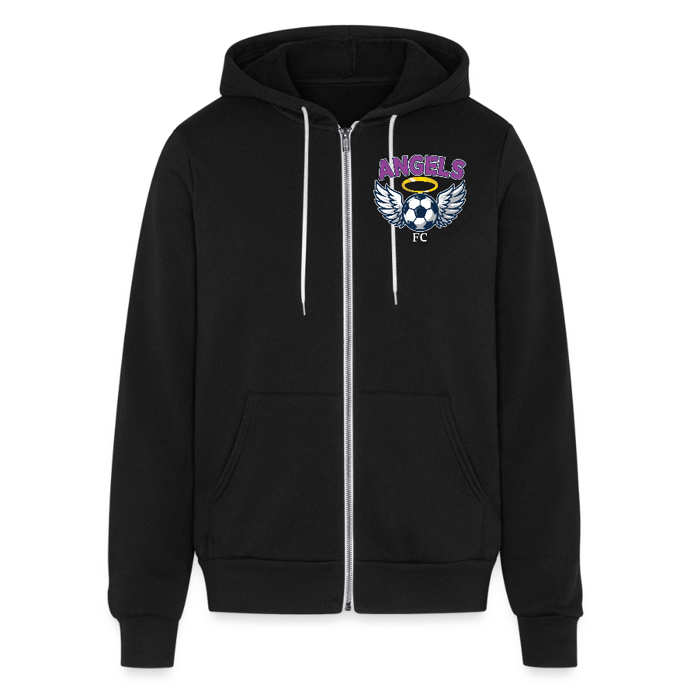 Angels FC Premium Unisex Full-Zip Hoodie - black