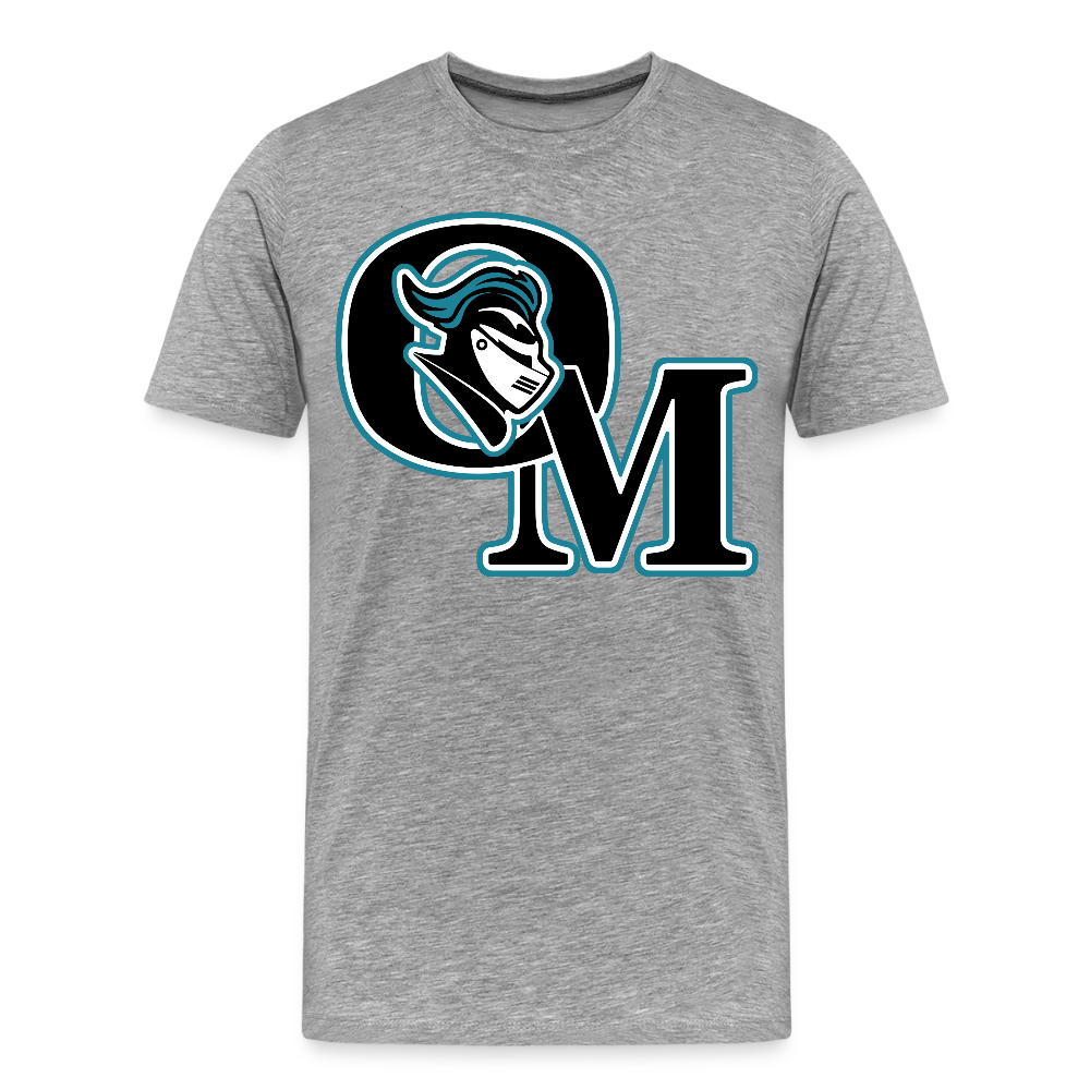 Organ Mountain High School Knights Logo T-Shirt - heather gray