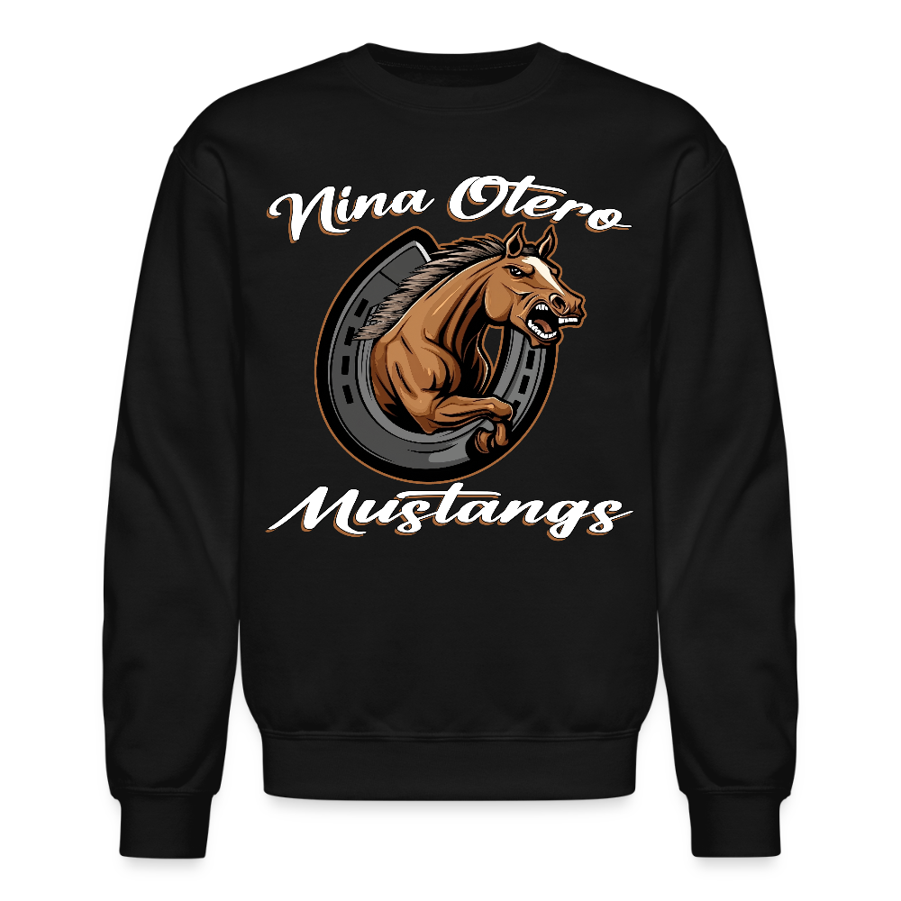 Nina Otero Mustangs Adult Crewneck Sweatshirt - black