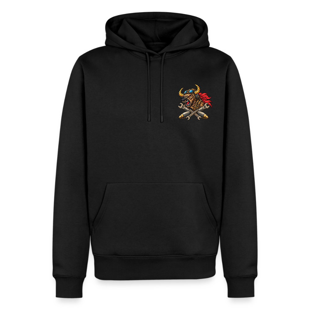 332 ECES Epic Fury Red Tail Logo Hoodie - black