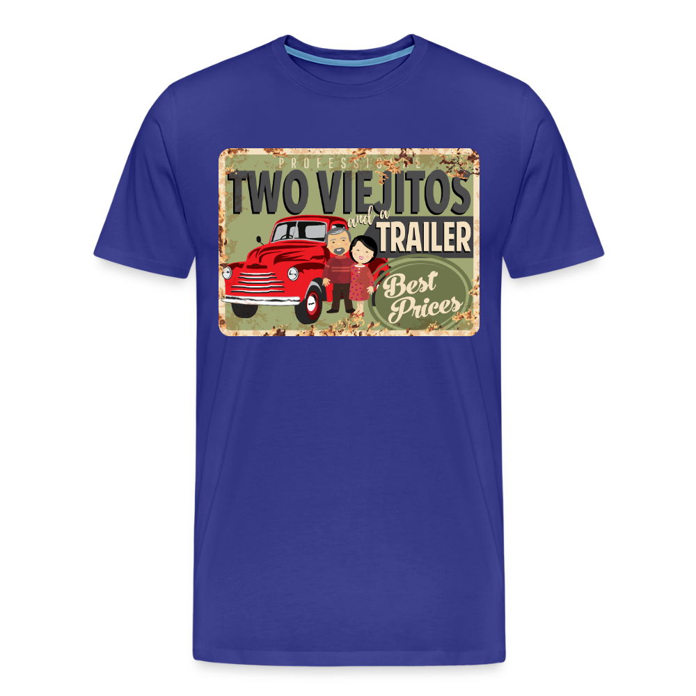Two Viejitos - royal blue