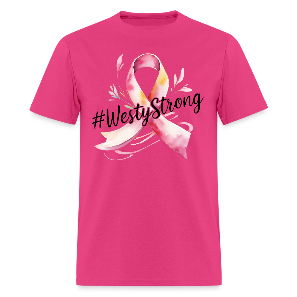 #WestyStrong Adult T-Shirt - fuchsia
