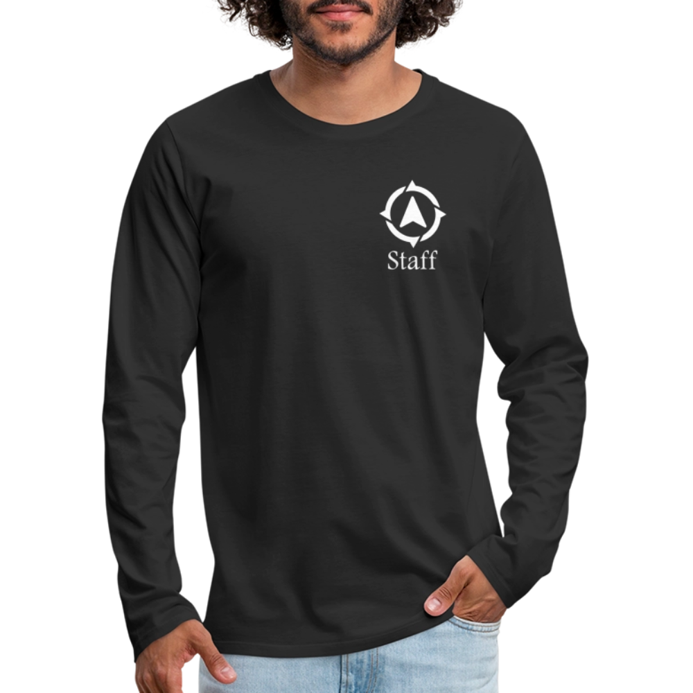 Explore Academy Staff Adult Premium Long Sleeve T-Shirt - black