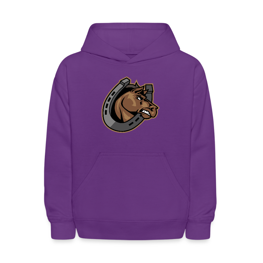Nina Otero Mustangs Logo Kids  Hoodie - purple