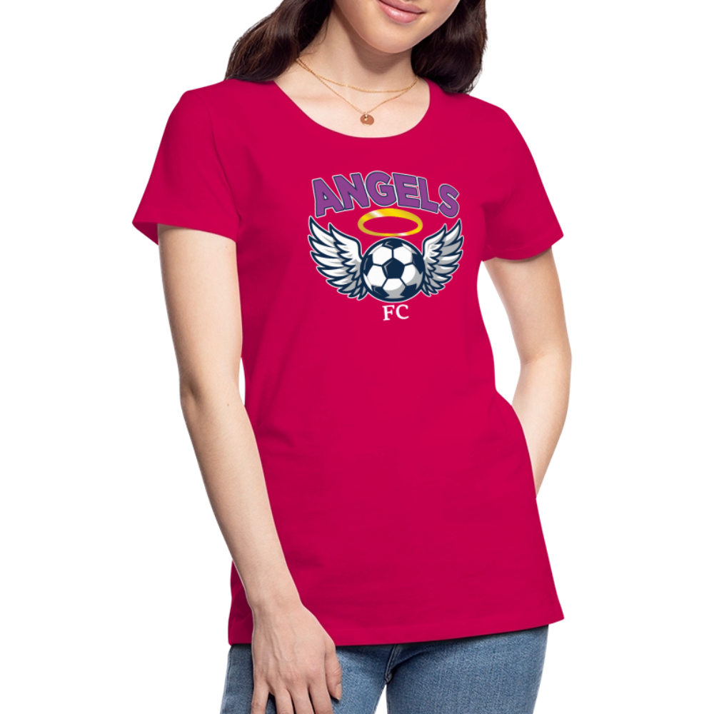 Angels FC Women's Premium T-Shirt - dark pink