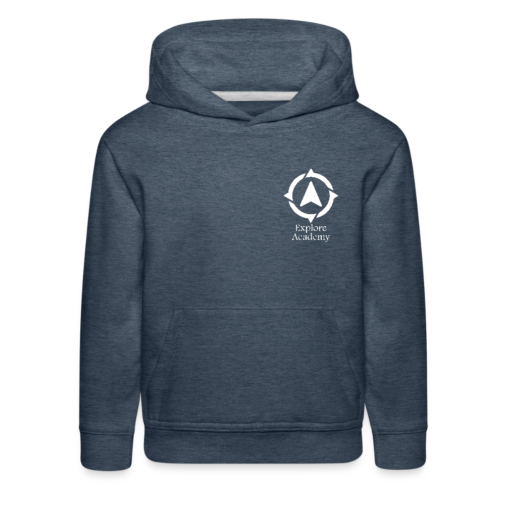 Explore Academy Kids&#39; Hoodie - heather denim