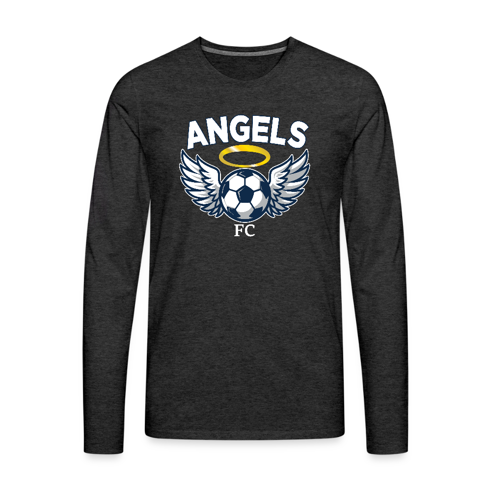 Angels FC Adult Premium Long Sleeve T-Shirt - charcoal grey