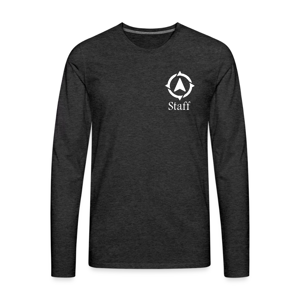 Explore Academy Staff Adult Premium Long Sleeve T-Shirt - charcoal grey