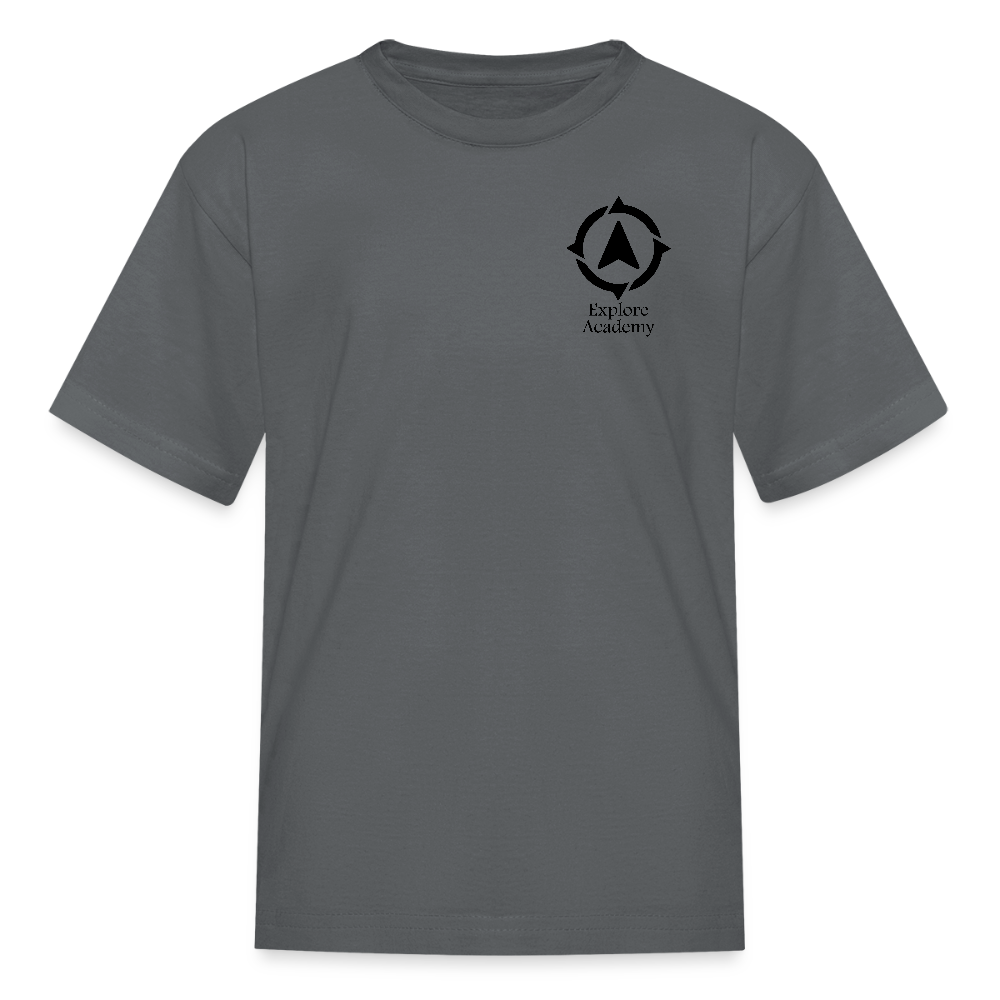Explore Academy Kids T-Shirt - charcoal