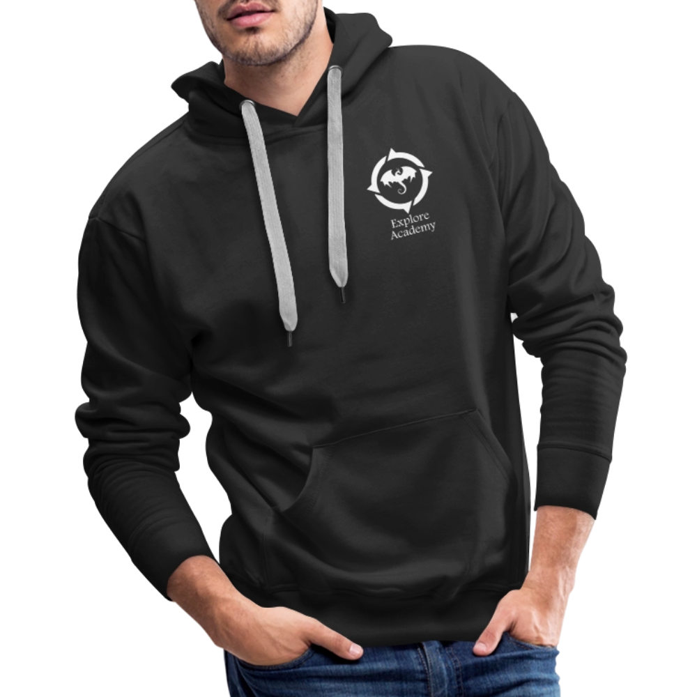 Explore Academy Dragon Logo Adult Premium Hoodie - black