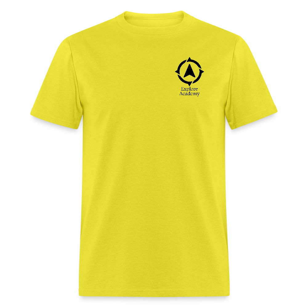 Explore Academy Logo Adult T-Shirt - yellow
