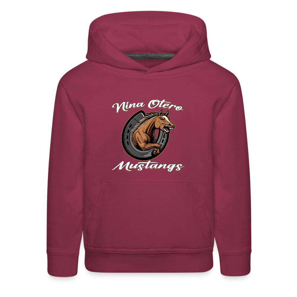Nina Otero Kids Premium Hoodie - burgundy