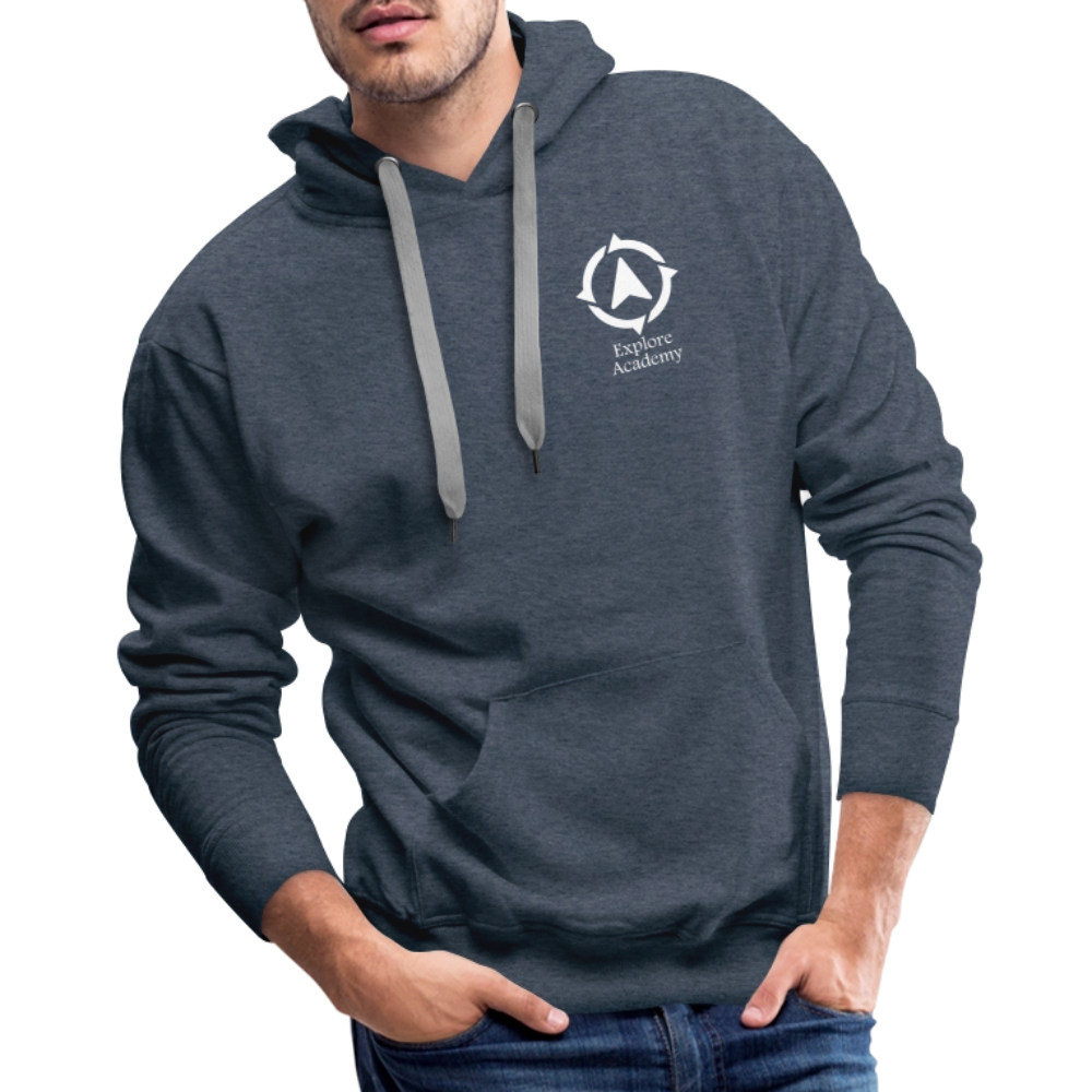 Explore Academy Adult Premium Hoodie - heather denim