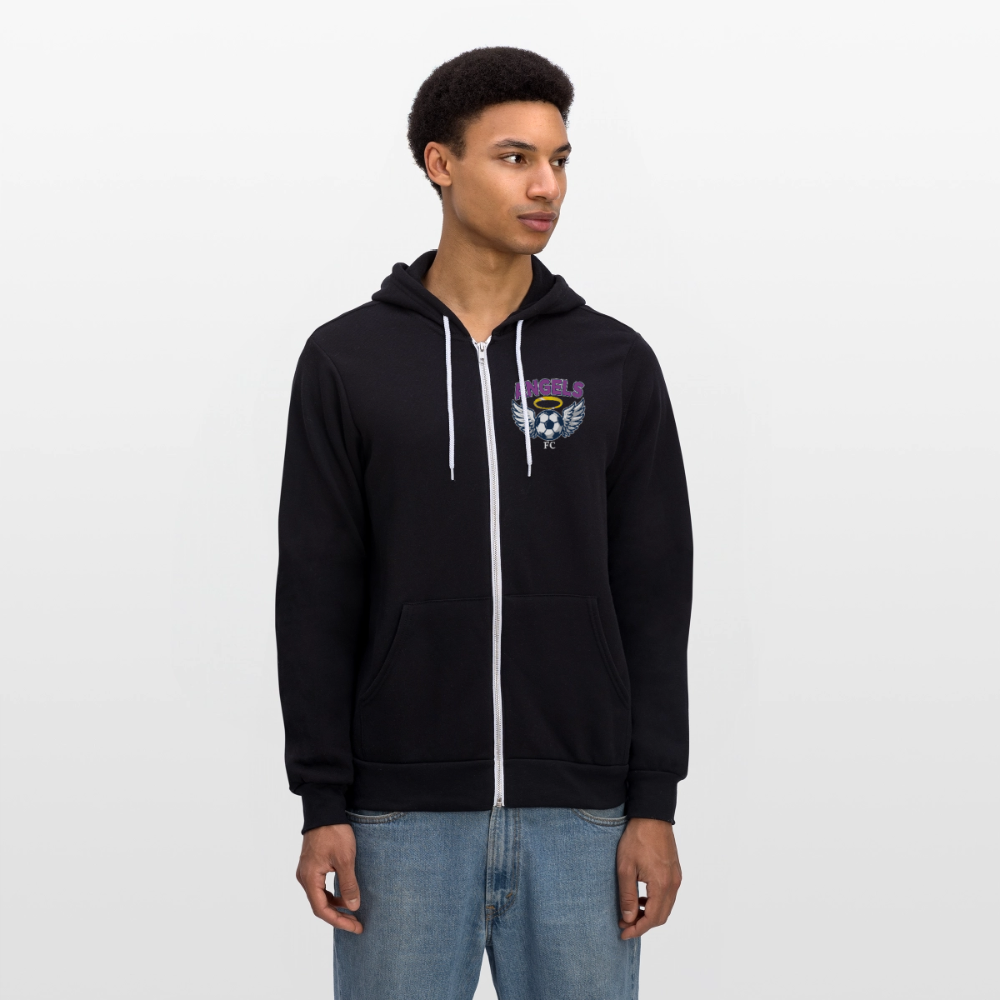 Angels FC Premium Unisex Full-Zip Hoodie - black