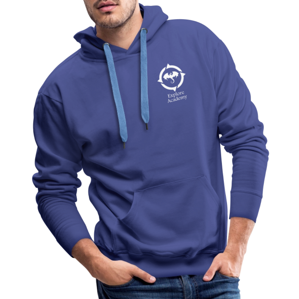 Explore Academy Dragon Logo Adult Premium Hoodie - royal blue