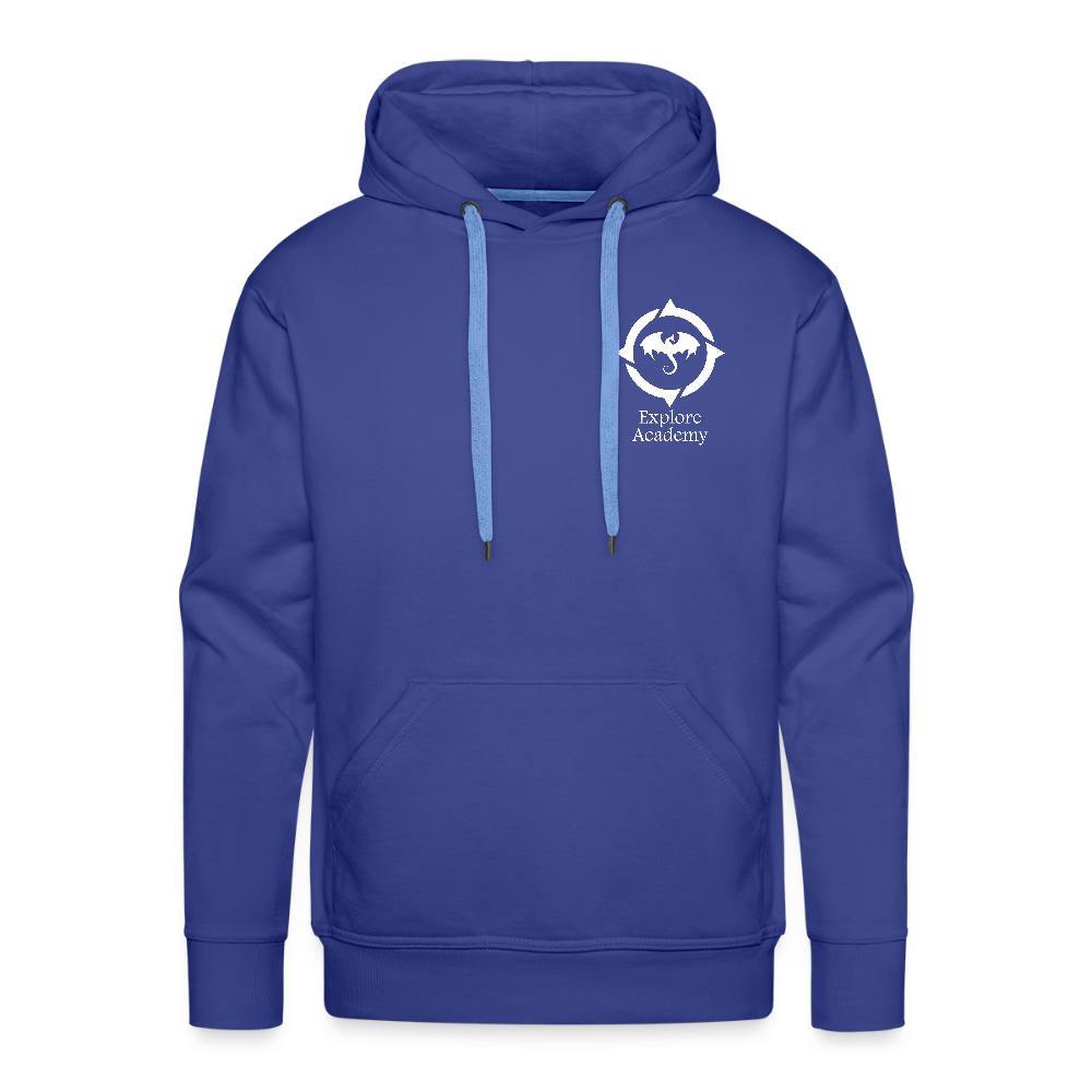 Explore Academy Dragon Logo Adult Premium Hoodie - royal blue
