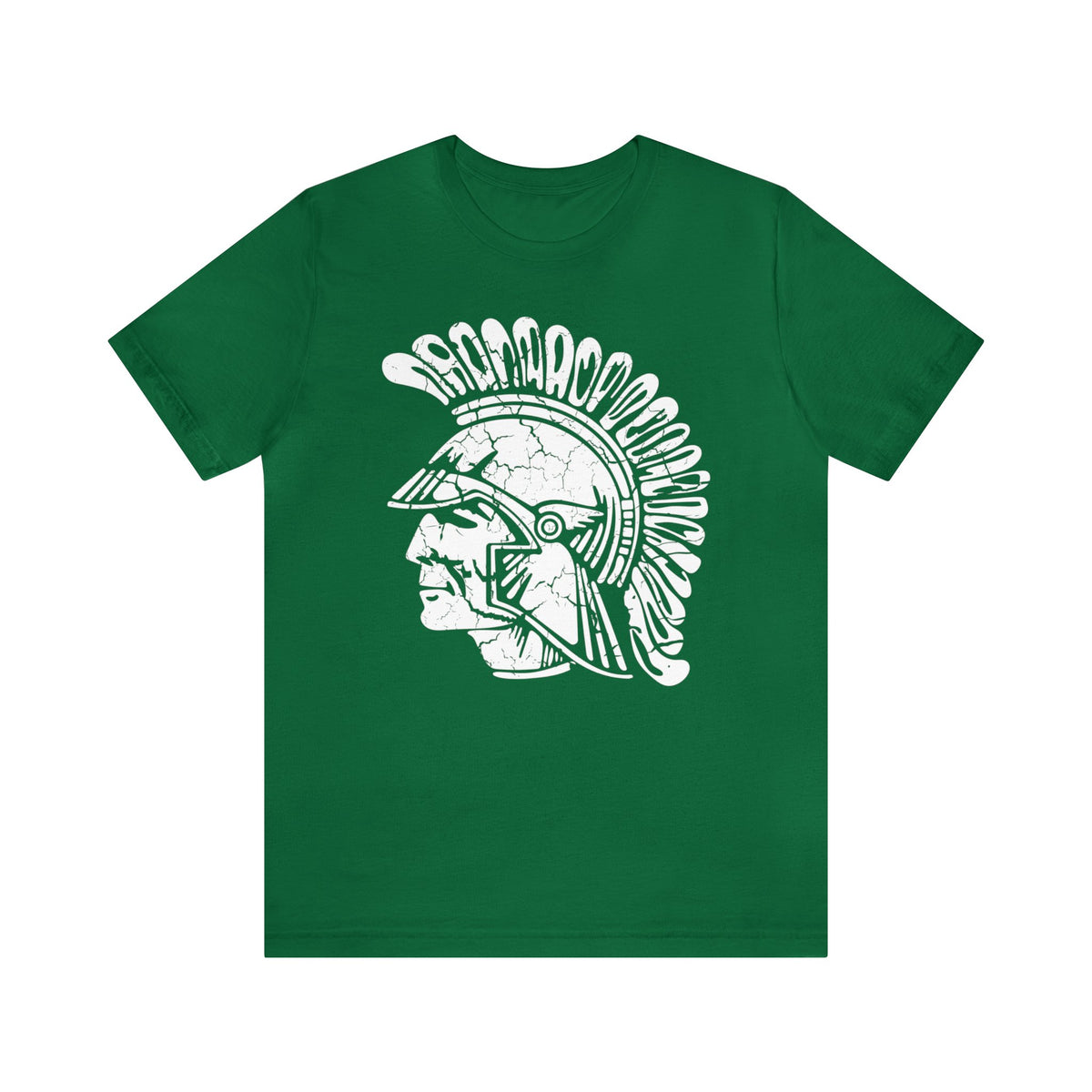 Mayfield Trojans Distressed Old School Logo T-Shirt - Classic Spirit Collection