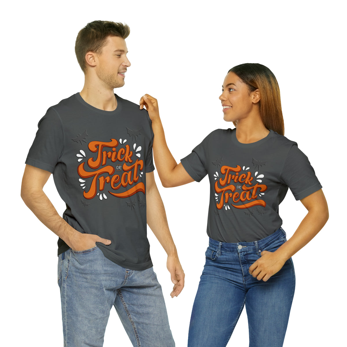 Spooktacular &#39;Trick or Treat&#39; Halloween Graphic T-Shirt