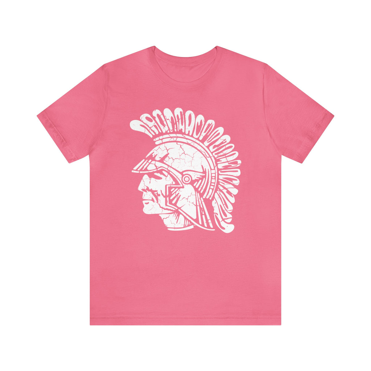 Mayfield Trojans Distressed Old School Logo T-Shirt - Classic Spirit Collection
